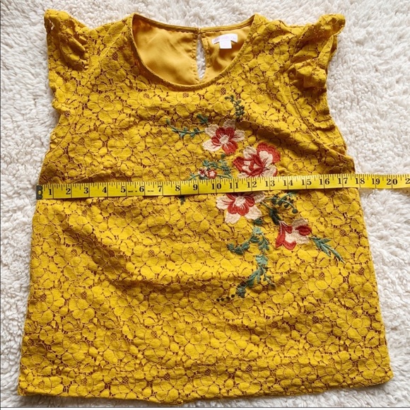 Mustard Xhilaration Top 💛 Size Medium - Picture 5 of 6